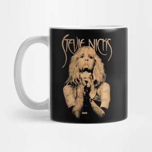 Stevie Nicks Vintage Distressed Yellow Design Mug